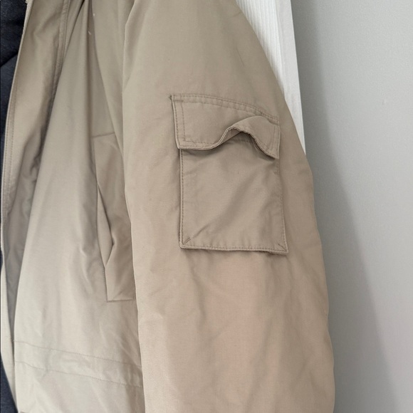 Lands' End Men's Tan Military Field Jacket - Picture 5 of 6